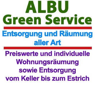 Albu Green Service - Entsorgung